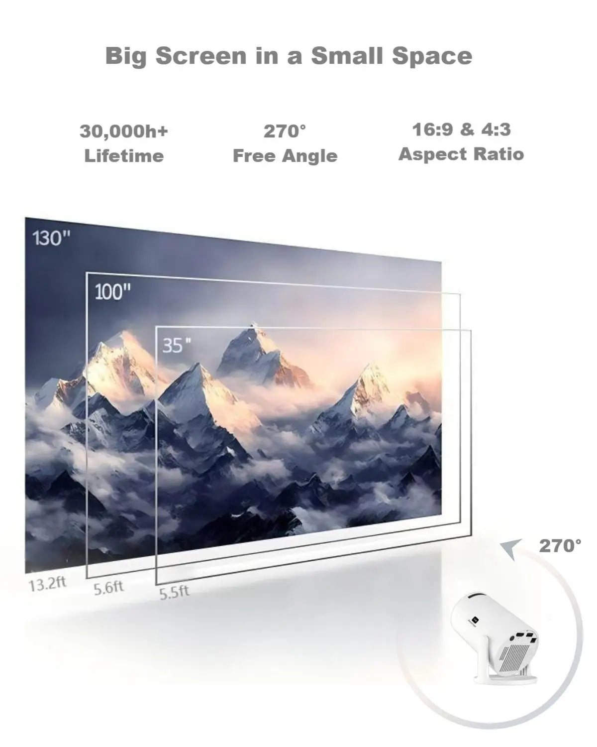 Mini Projector  Full HD 1080P