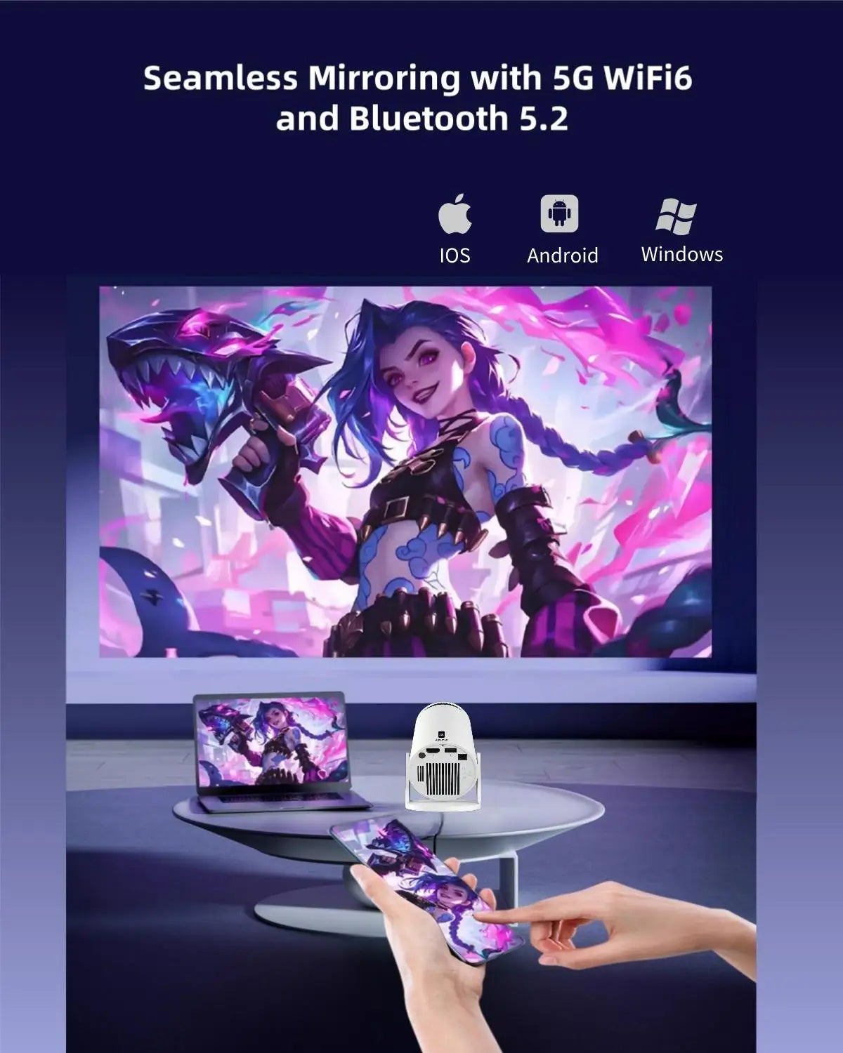 Mini Projector  Full HD 1080P